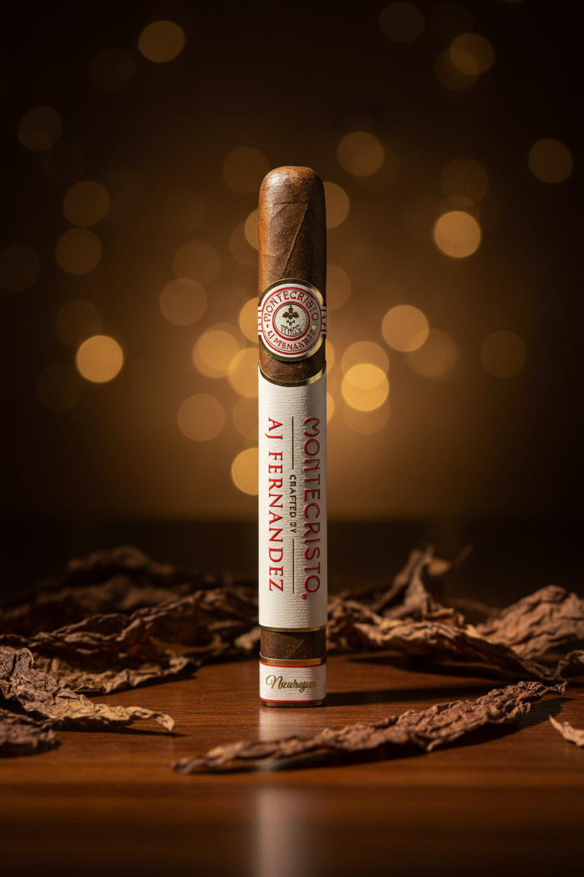 Montecristo AJ Fernandez Robusto Short - Editorial Style